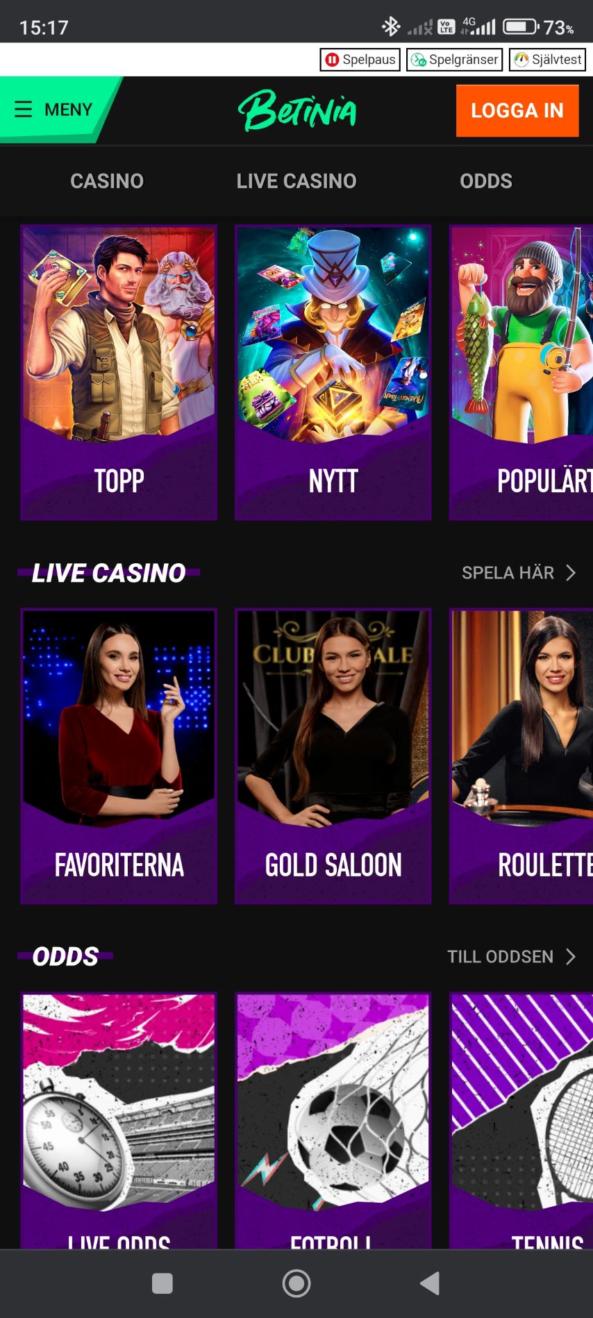 Betinia casino