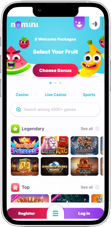Nomini casino mobile