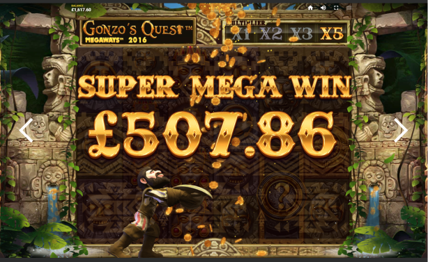 gonzos quest megaways