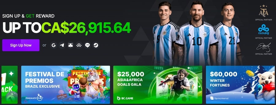 BC.game casino crypto